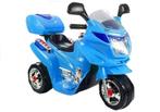 Elektrische kindermotor - accu motor - driewieler - blauw, Ophalen of Verzenden