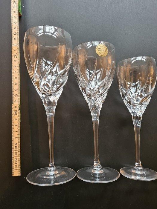 Drinkservies (40) - Toscane - Kristal, Antiquités & Art, Antiquités | Meubles | Tables