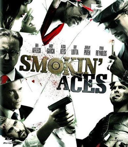 Smokin Aces (blu-ray tweedehands film), CD & DVD, Blu-ray, Enlèvement ou Envoi