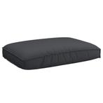 vidaXL Palletkussen voor zitting Zwart 120 x 80 x 12 cm, Verzenden, Nieuw