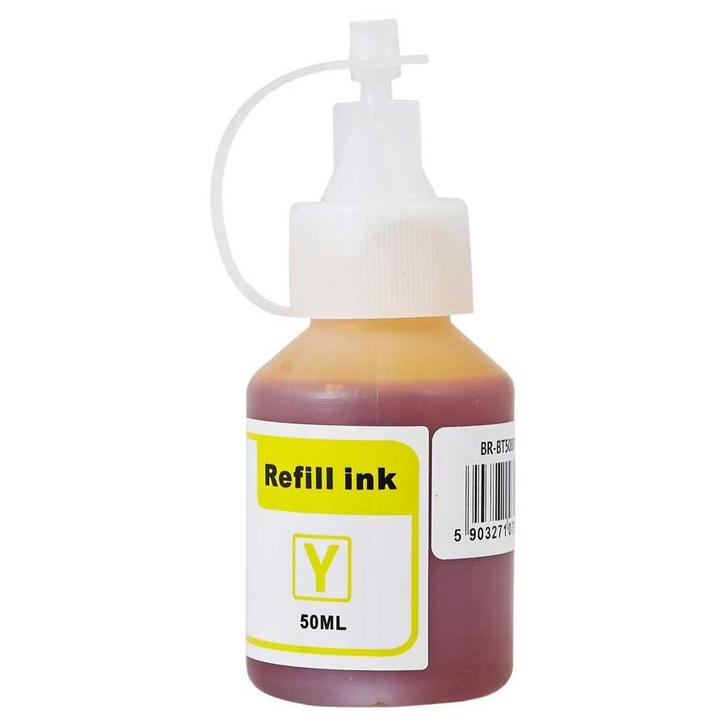 Huis-Merk  BROTHER BT5000Y inkttank yellow 50ml, Computers en Software, Printerbenodigdheden, Nieuw, Verzenden