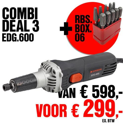 EDG.600.03 - Elektrische slijpmachine set, 220 V, 600 W, 270, Bricolage & Construction, Outillage | Soudeuses, Enlèvement ou Envoi