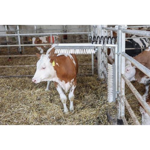 Veeborstel texas ( metaal systeem en 2 borstels ) - kerbl, Dieren en Toebehoren, Stalling en Weidegang