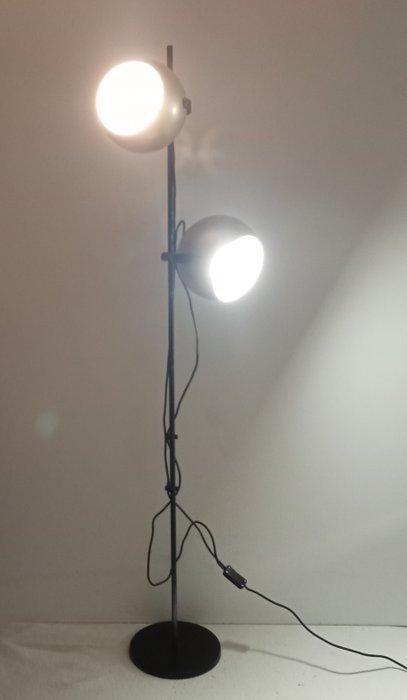 Lampadaire - globule oculaire - Acier laqué - Lampe de sol, Antiek en Kunst, Kunst | Designobjecten