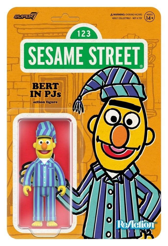 Sesame Street ReAction Action Figure Wave 06 Bert (PJ) 10 cm, Verzamelen, Film en Tv, Nieuw, Ophalen of Verzenden