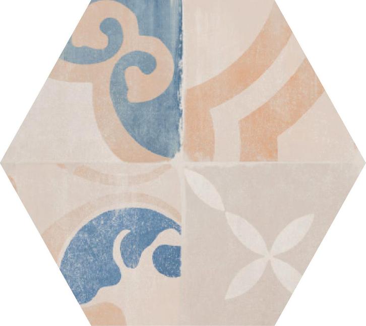 25,8X29 HEXAGON ANTIC TREND 1. Mat, Bricolage & Construction, Dalles & Carrelages, Enlèvement ou Envoi