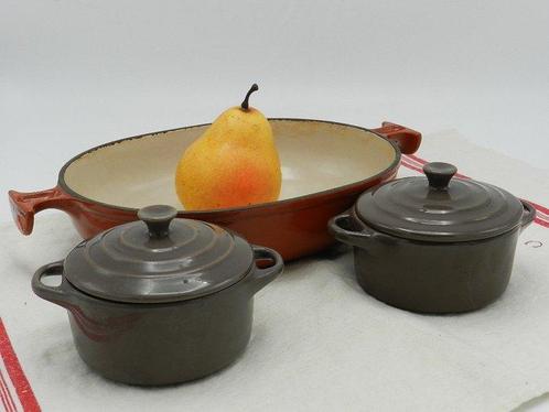 Le Creuset - Enzo Mari - Ovenschaal - Geëmailleerd gietijzer, Antiek en Kunst, Antiek | Keukengerei