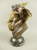S.Buru - Beeld, signed S.BURU-MY ELEPHANT-big statue 1,6kg, Antiek en Kunst