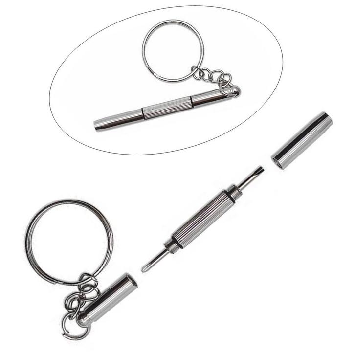 Fako Bijoux - 5x Bril Schroevendraaier - Sleutelhanger, Verzamelen, Sleutelhangers, Verzenden