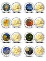 Europe. 2 Euro Various Years Vincent Van Gogh serie 1 (8