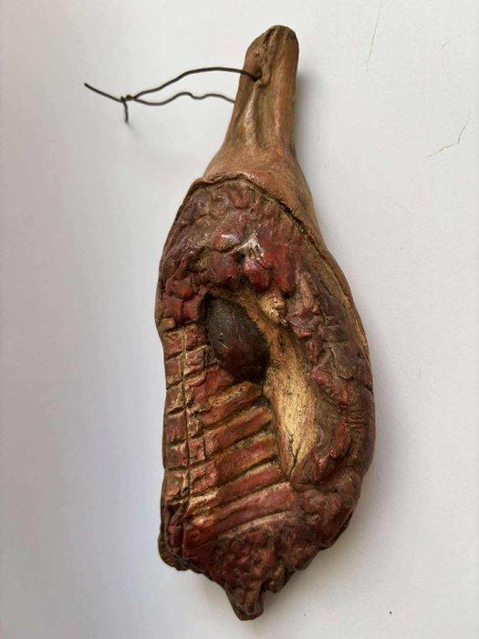 sculptuur, mezzena di maiale Presepe Napoletano Antico fine, Antiek en Kunst, Kunst | Niet-Westerse kunst