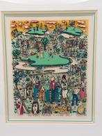 James Rizzi (1950-2011) - Too many people playing golf3D, Antiek en Kunst