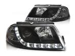 True LED DRL koplampen Black geschikt voor VW Passat 3BG, Auto-onderdelen, Nieuw, Volkswagen, Verzenden