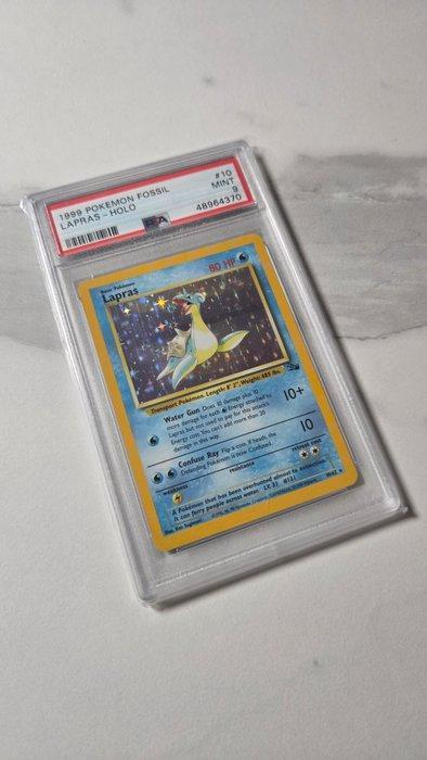 Pokémon - 1 Graded card - Lapras Fossil Holo - PSA 9, Hobby en Vrije tijd, Verzamelkaartspellen | Pokémon