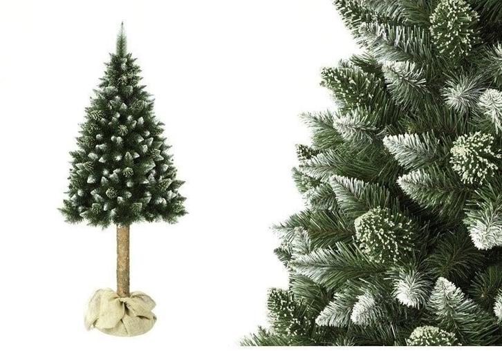 Kunstkerstboom 220cm | Natuurlijke stam | Nieuw | Scherpe..., Diversen, Kerst, Nieuw, Ophalen of Verzenden