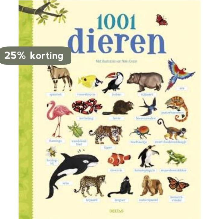 1001 dieren 9789044740967 Jessica Greenwell, Boeken, Overige Boeken, Gelezen, Verzenden