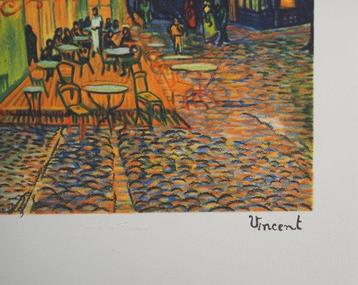 Vincent Van Gogh (1853-1890) - Arles, Terrasse du café le beschikbaar voor biedingen