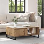 vidaXL Salontafel Artisan Eiken 90 x 60 x 35 cm Bewerkt hout, Huis en Inrichting, Verzenden, Nieuw