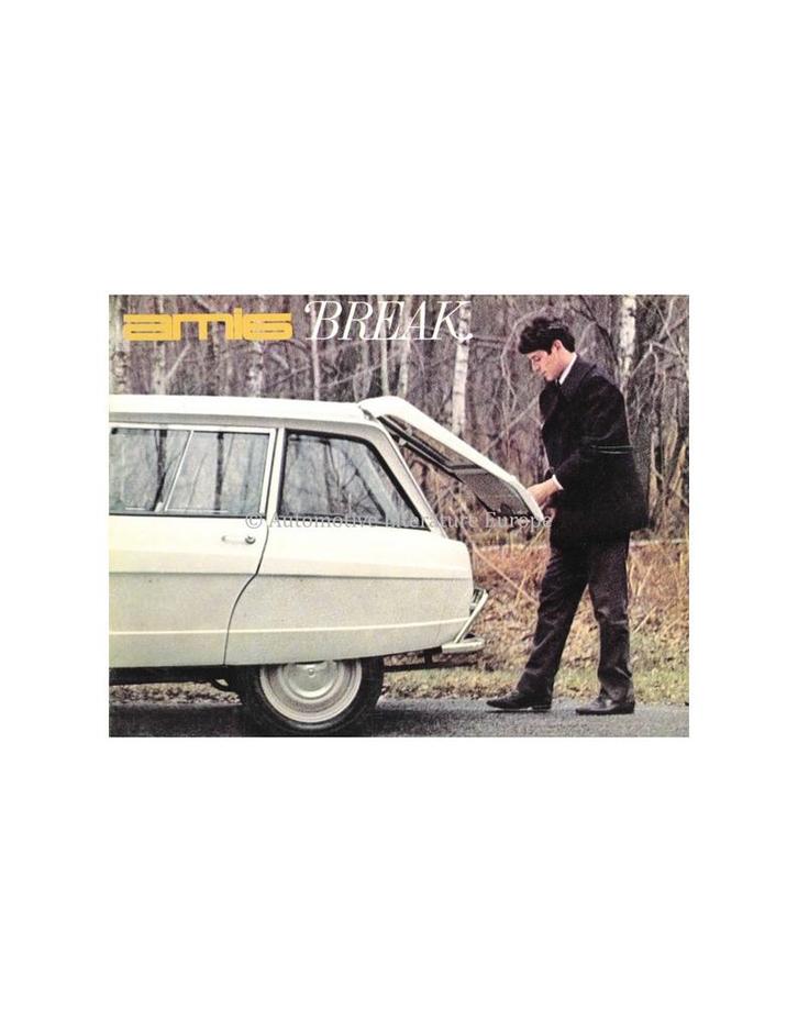 1965 CITROËN AMI 6 BREAK BROCHURE NEDERLANDS, Livres, Autos | Brochures & Magazines