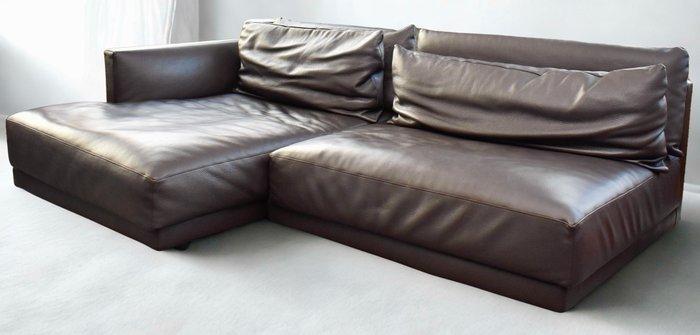 Poliform - Jean -Marie Massaud - Sofa (2) - Bristol - Leder, Antiek en Kunst, Kunst | Designobjecten