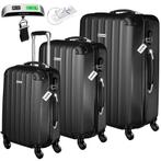 tectake Set van 3 koffers Talia met kofferweegschaal en koff, Handtassen en Accessoires, Verzenden, Nieuw