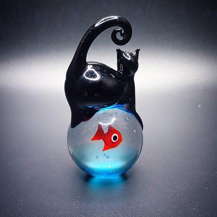 TAGLIAPIETRA - sculptuur, Acquario in vetro di Murano - 67, Antiek en Kunst, Antiek | Glaswerk en Kristal