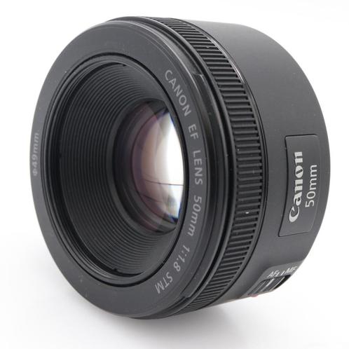 Canon EF 50mm F/1.8 STM occasion, Audio, Tv en Foto, Foto | Lenzen en Objectieven, Zo goed als nieuw, Verzenden