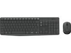 Logitech - Draadloos toetsenbord + muis - Azerty - Zwart, Computers en Software, Verzenden, Logitech, Draadloos, Nieuw
