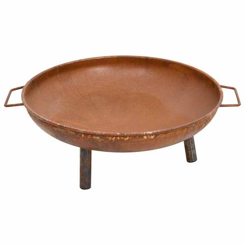 vidaXL Vuurplaats 67,5x58x22,5 cm staal, Huis en Inrichting, Haarden, Nieuw, Verzenden