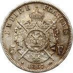 France. Napoléon III. 5 Francs 1867-A, Paris (Sans prix de