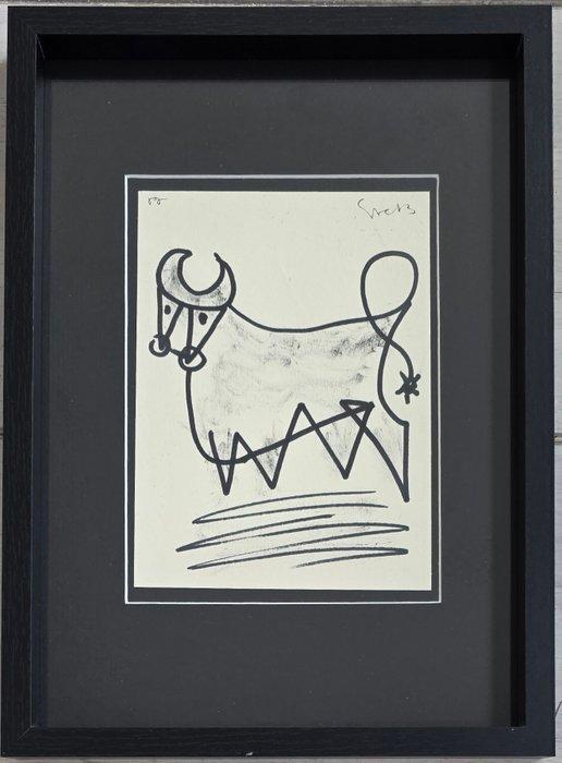 Siep Van Den Berg (1913-1998) - Stier - Koe, Antiek en Kunst, Kunst | Designobjecten