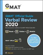 GMAT Official Guide 2020 Verbal Review 9781119576112, Livres, Verzenden, Gmac (Graduate Management Admission Council)