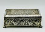 Boîte à bijoux - Style Napoléon III - Métal argenté - Début