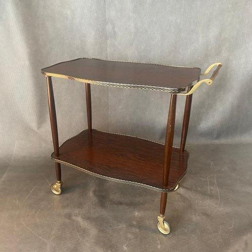 Chariot de service - Bois, Palissandre, Antiek en Kunst, Curiosa en Brocante