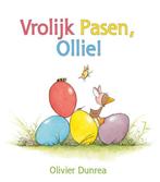 Prentenboek - Vrolijk Pasen Ollie! - hardcover - boek van, Boeken, Olivier Dunrea, Olivier Dunrea, Zo goed als nieuw, Verzenden