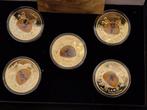 Exclusieve collectie van 5 Disney goud vergulde munten: in, Nieuw