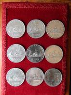 Italië. 500 Lire argento (9 monete) (Zonder minimumprijs), Postzegels en Munten, Munten | Europa | Niet-Euromunten