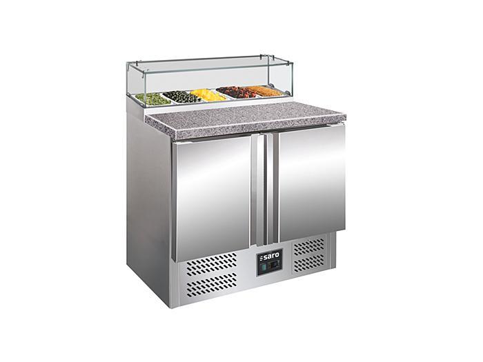 SARO Pizzawerkbank met glasvitrine - PS 200 G, Zakelijke goederen, Horeca | Keukenapparatuur, Koelen en Vriezen, Verzenden