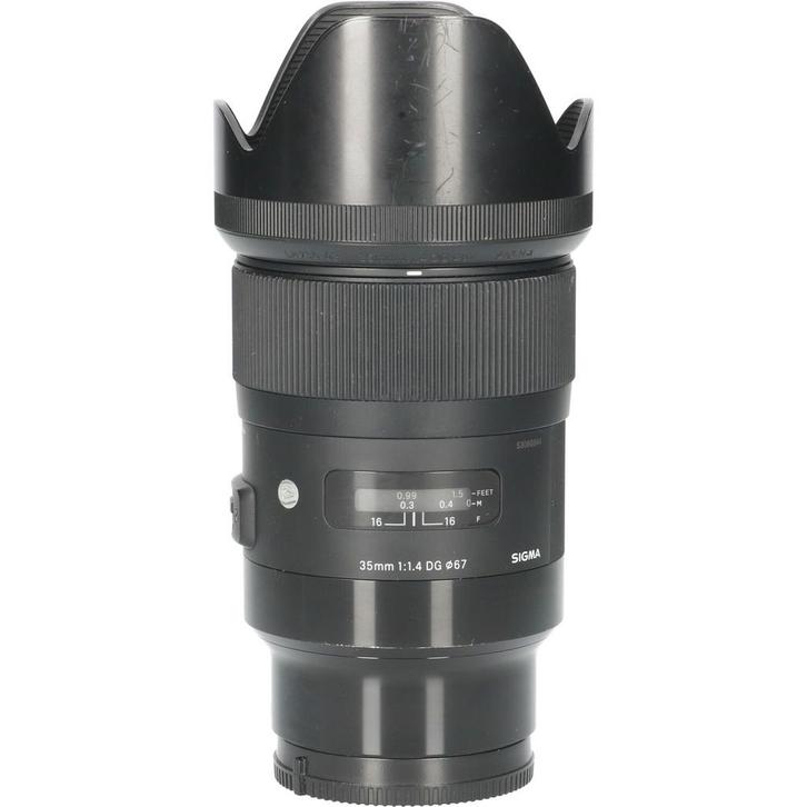 Tweedehands Sigma 35mm f/1.4 DG HSM Art Sony E CM6048, Audio, Tv en Foto, Foto | Lenzen en Objectieven, Overige typen, Gebruikt