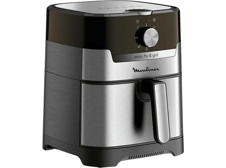 Moulinex -  Easy Fry & Grill Meca  Airfryer Inox - Zilver, Elektronische apparatuur, Airfryers, Airfryer, Nieuw, 750 t/m 999 gram