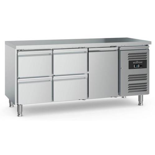 Ecofrost koelwerkbank 417L 1 deur 4 laden, Elektronische apparatuur, Vriezers en Diepvrieskisten, Ophalen of Verzenden