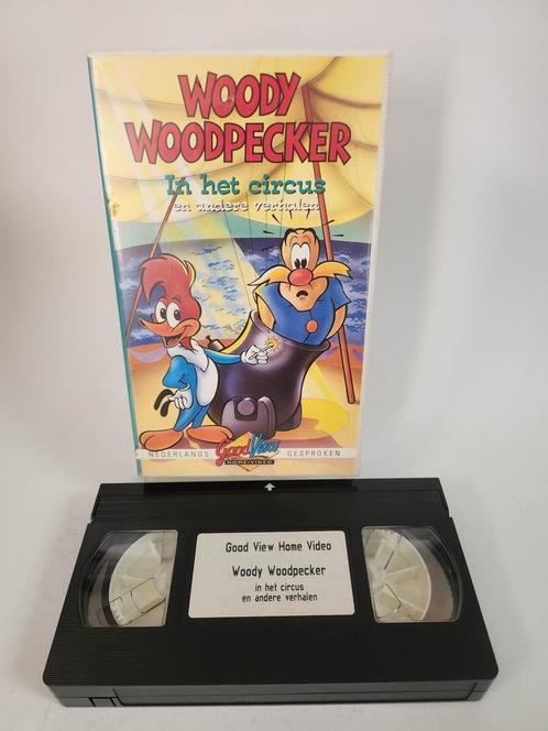 Woody Woodpecker in het Circus VHS Kids, Cd's en Dvd's, VHS | Kinderen en Jeugd, Zo goed als nieuw, Ophalen of Verzenden