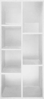 2dekans | VDD Boekenkast 7 open vakkenkast - wit - 106x50x24, Ophalen of Verzenden, Nieuw