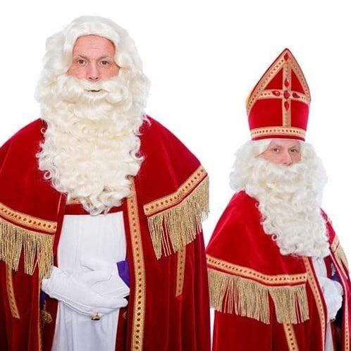 Sinterklaas Baard P Krulsnor Kanekalon, Hobby & Loisirs créatifs, Articles de fête, Envoi