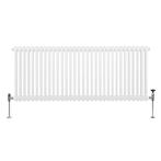 Traditionele 2 Kolom Radiator - 600 x 1462mm - Wit, Verzenden