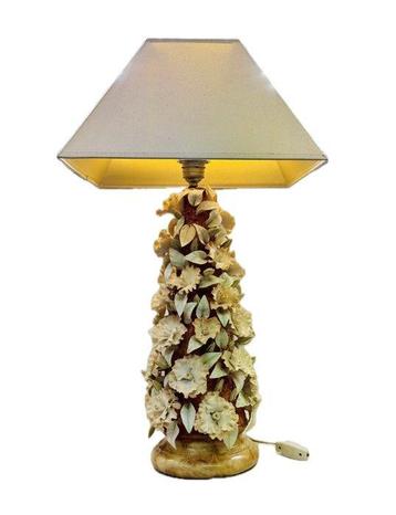 Manises - Lampe de table - Céramique, Marbre