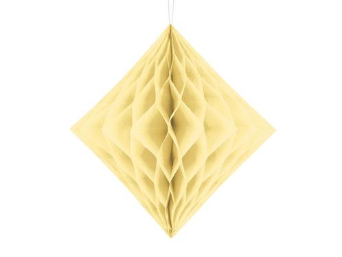 Honeycomb Diamant Lichtgeel 20cm, Hobby & Loisirs créatifs, Articles de fête, Envoi