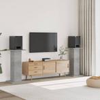 vidaXL Speakerstandaards 2 st 30x30x95 cm bewerkt hout, Audio, Tv en Foto, Luidsprekerboxen, Verzenden, Nieuw