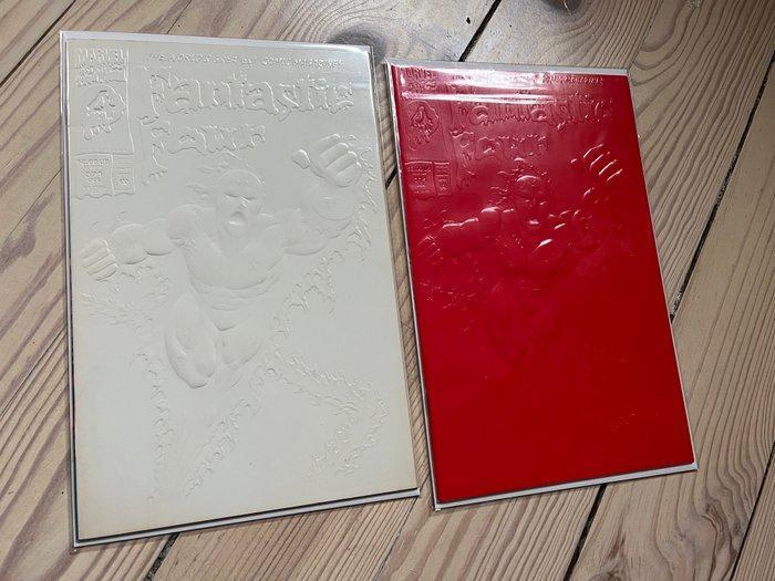 Fantastic Four #371, 371 (Red Variant), 375, 387 (Die-Cut, Boeken, Strips | Comics