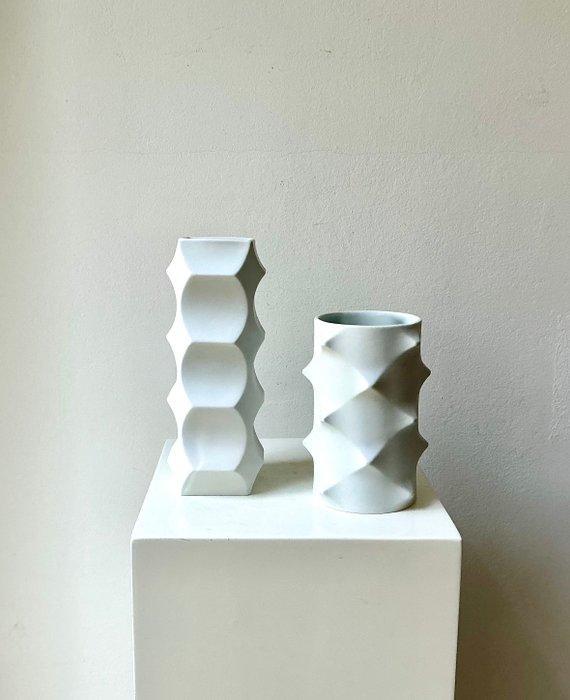 Hutschenreuther, Scherzer - Heinrich Fuchs - Vaas (2) -, Antiek en Kunst, Antiek | Glaswerk en Kristal